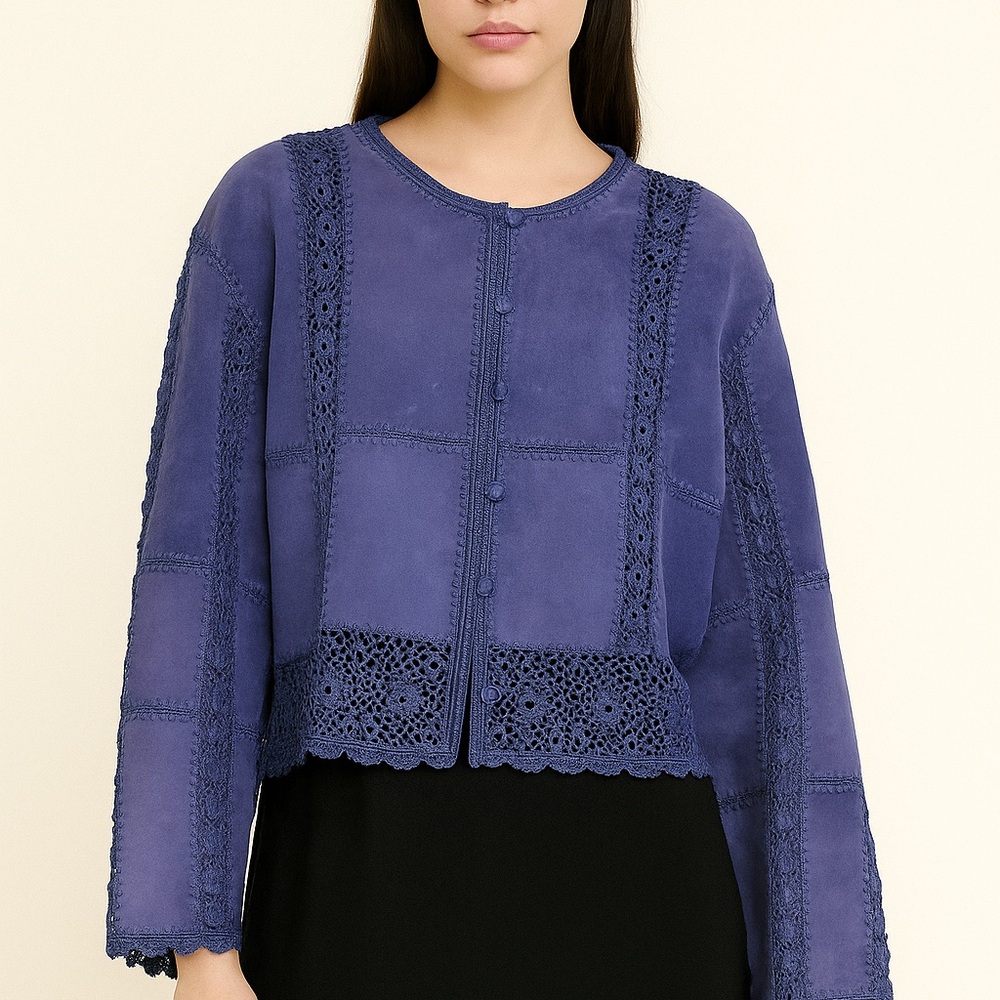 Elegant Blue Women's Jacket